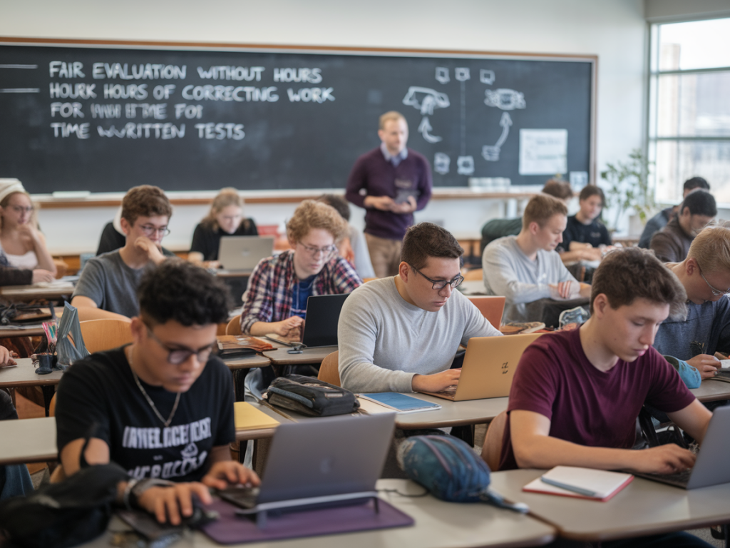 Fair bewerten ohne stundenlange korrigierarbeit: rubrikenvorlage und zeitmanagement für schriftliche tests