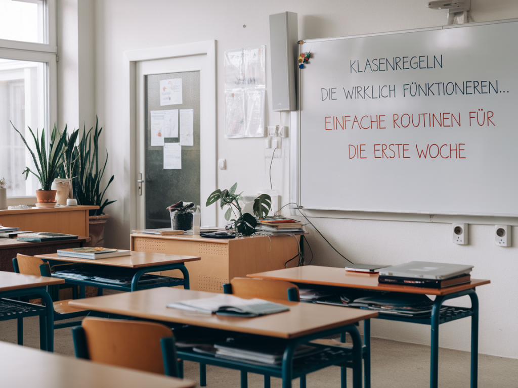 Klassenregeln, die wirklich funktionieren: einfache routinen für die erste woche