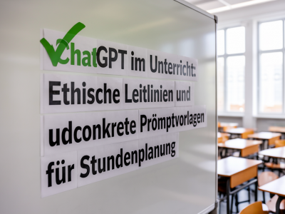 Chatgpt im unterricht: ethische leitlinien und konkrete promptvorlagen für stundenplanung