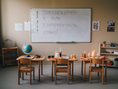 Stationenlernen planen: exemplarische stundenidee für themen mit drei differenzierungsstufen